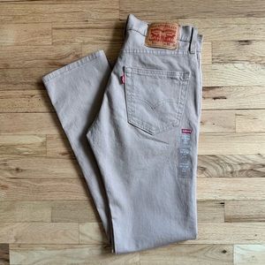 New LEVIS 511 Skinny Slim Fit khaki